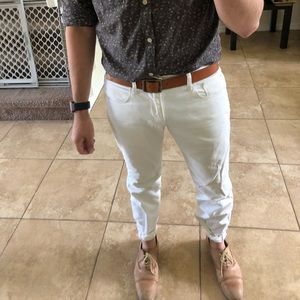 (29x30) Express Rocco skinny jeans - White